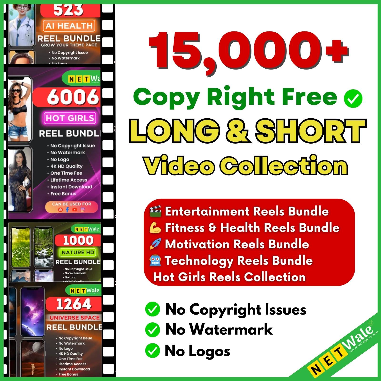 15,000+ Viral Mega Reels Bundle